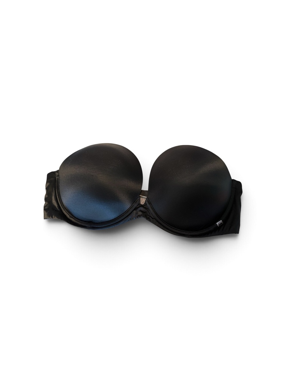 Victoria’s Secret Strapless Bra Black Size 38C Padded Underwire